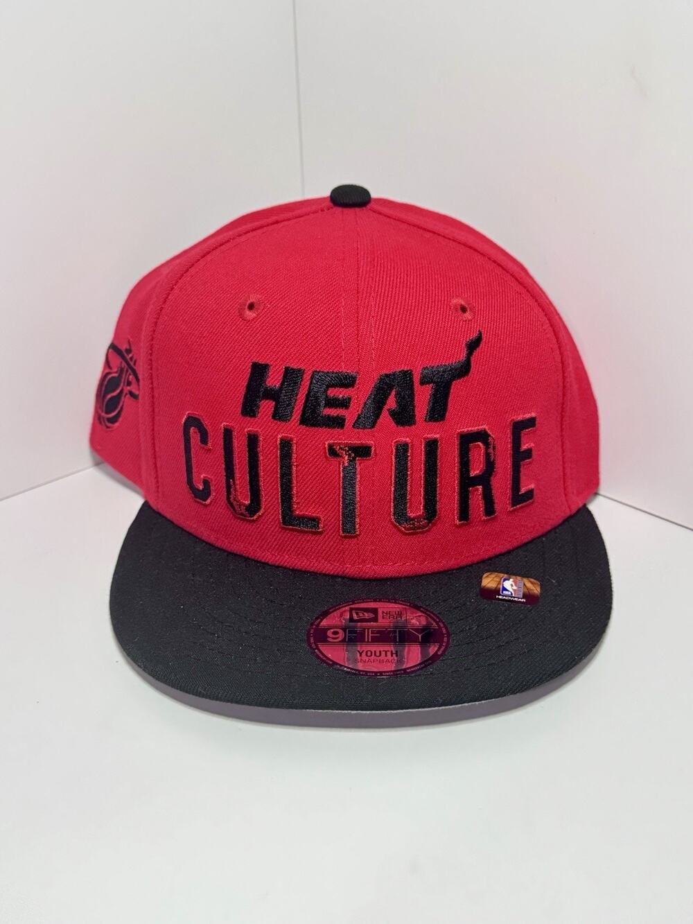 Miami Heat New Era 9fifty City Edition SnapBack Adjustable Hat New Youth
